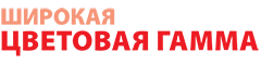 широкая цветовая гамма широкая цветовая гамма
